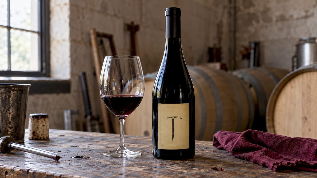 Res Fortes Traveller Syrah beside tasting glass