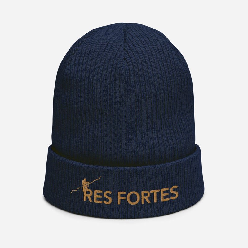 Beanie Ribbed Hat - 100% Organic Cotton - Res Fortes