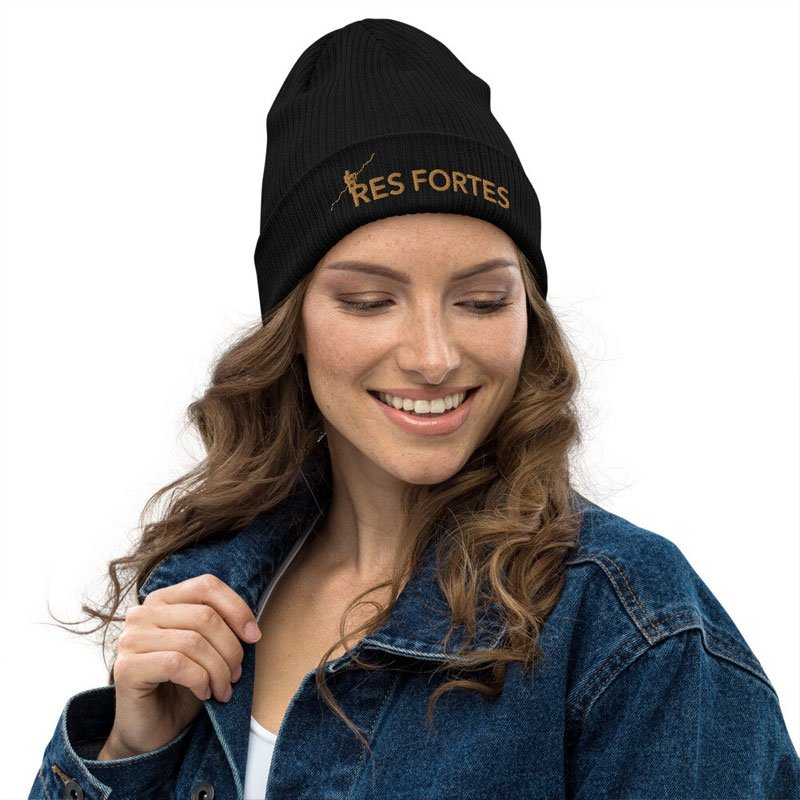 Beanie Ribbed Hat - 100% Organic Cotton - Res Fortes