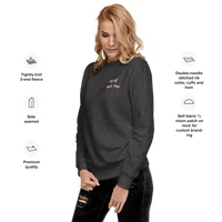 Res Fortes Charcoal Heather / S Rosé all Day | Unisex Premium Sweatshirt/Jumper