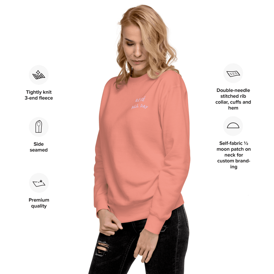 Res Fortes Dusty Rose / S Rosé all Day | Unisex Premium Sweatshirt/Jumper