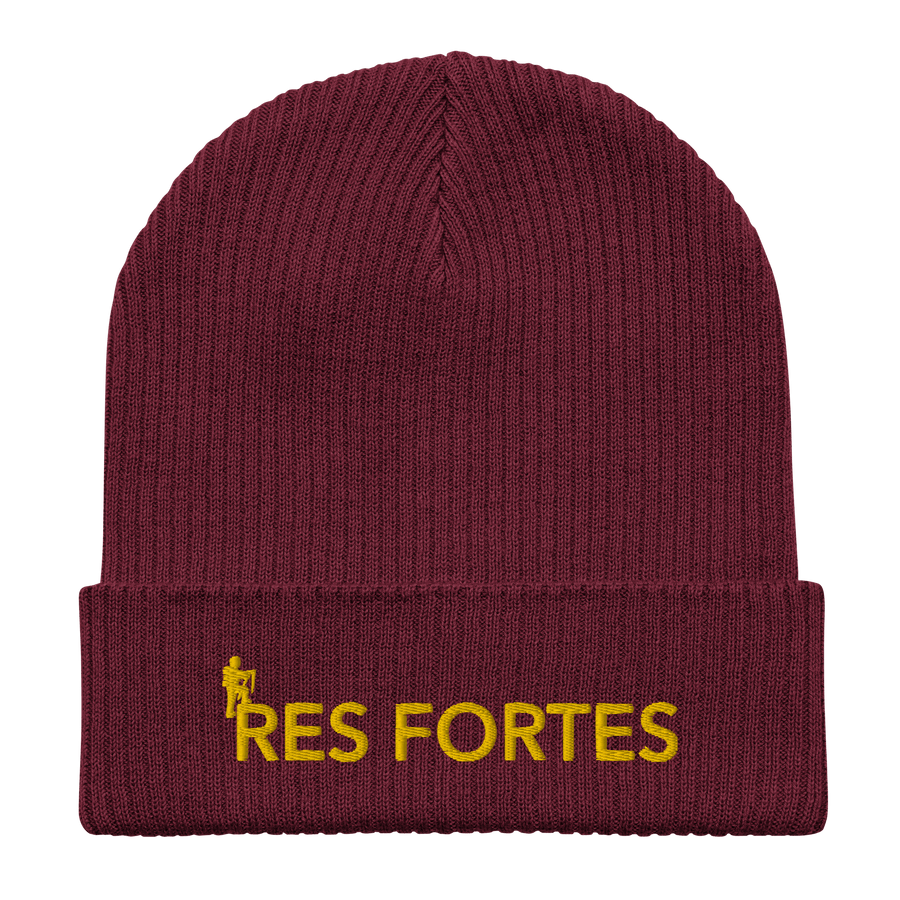 Res Fortes Organic ribbed beanie