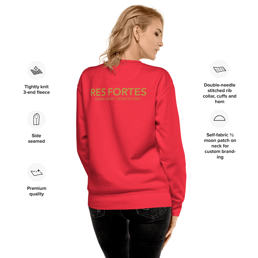 Res Fortes Rosé all Day | Unisex Premium Sweatshirt/Jumper