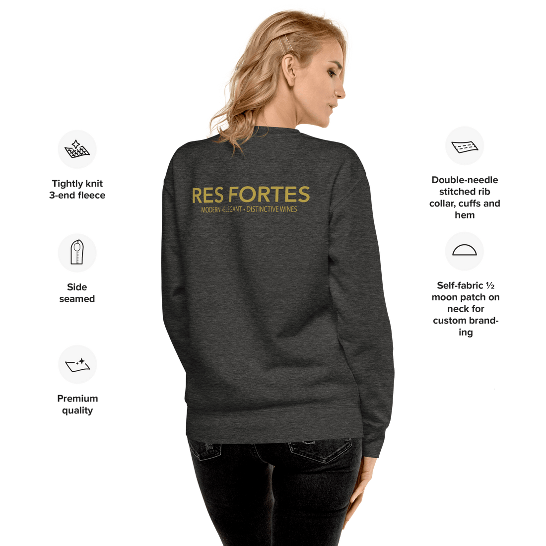 Res Fortes Rosé all Day | Unisex Premium Sweatshirt/Jumper