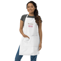 Res Fortes White Wine is my sous chef | Res Fortes Embroidered Apron