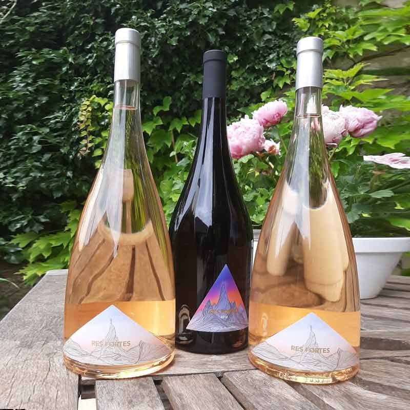 Plaisirs mensuels d'été - Rose blanche rouge - Caisse de vins mélangés