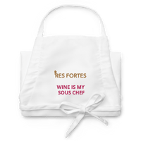 Res Fortes Wine is my sous chef | Res Fortes Embroidered Apron