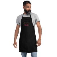 Res Fortes Wine is my sous chef | Res Fortes Embroidered Apron