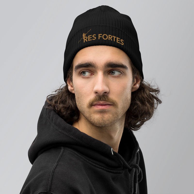 Beanie Ribbed Hat - 100% Organic Cotton - Res Fortes